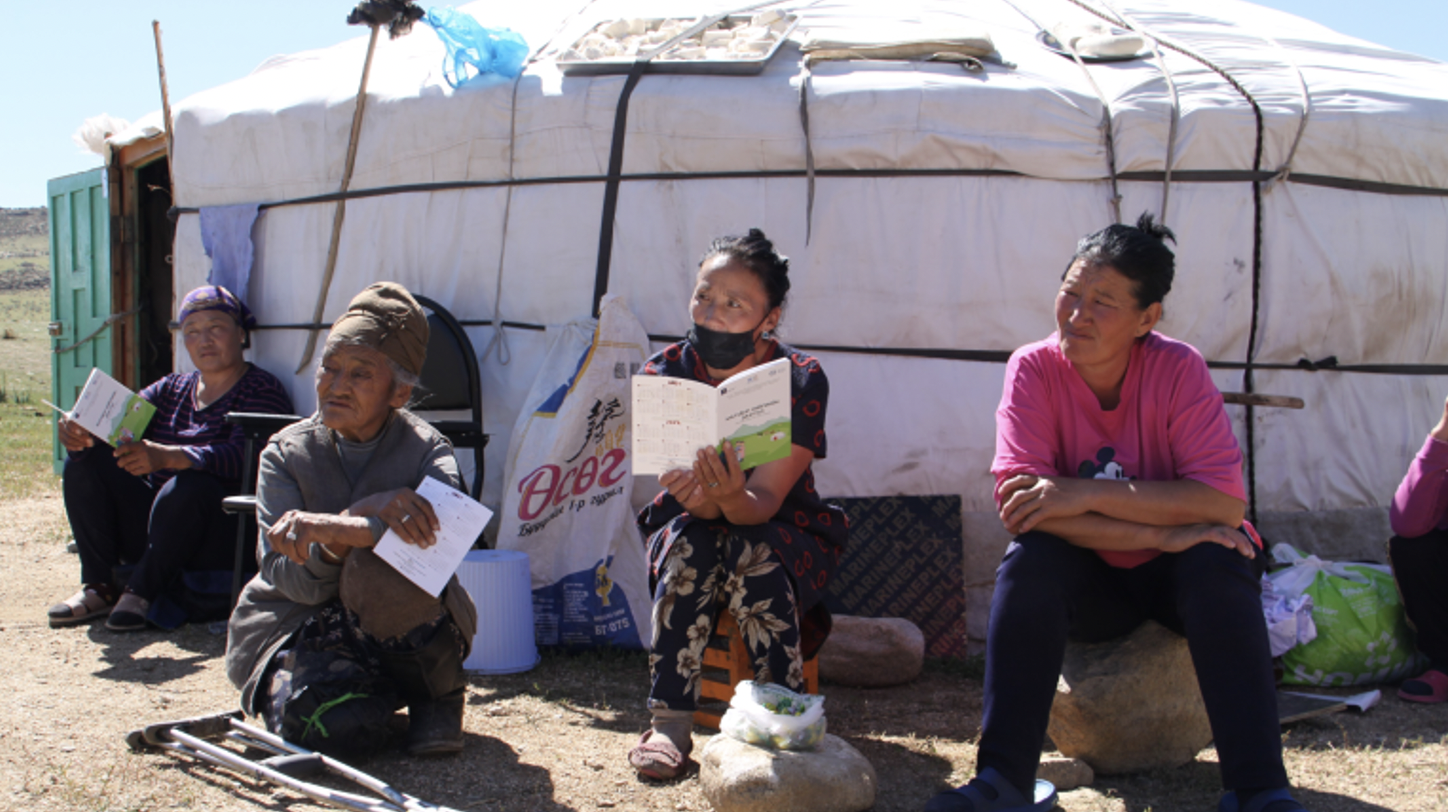 Herders are learning the benefits of social and health insurance in Khovd province.