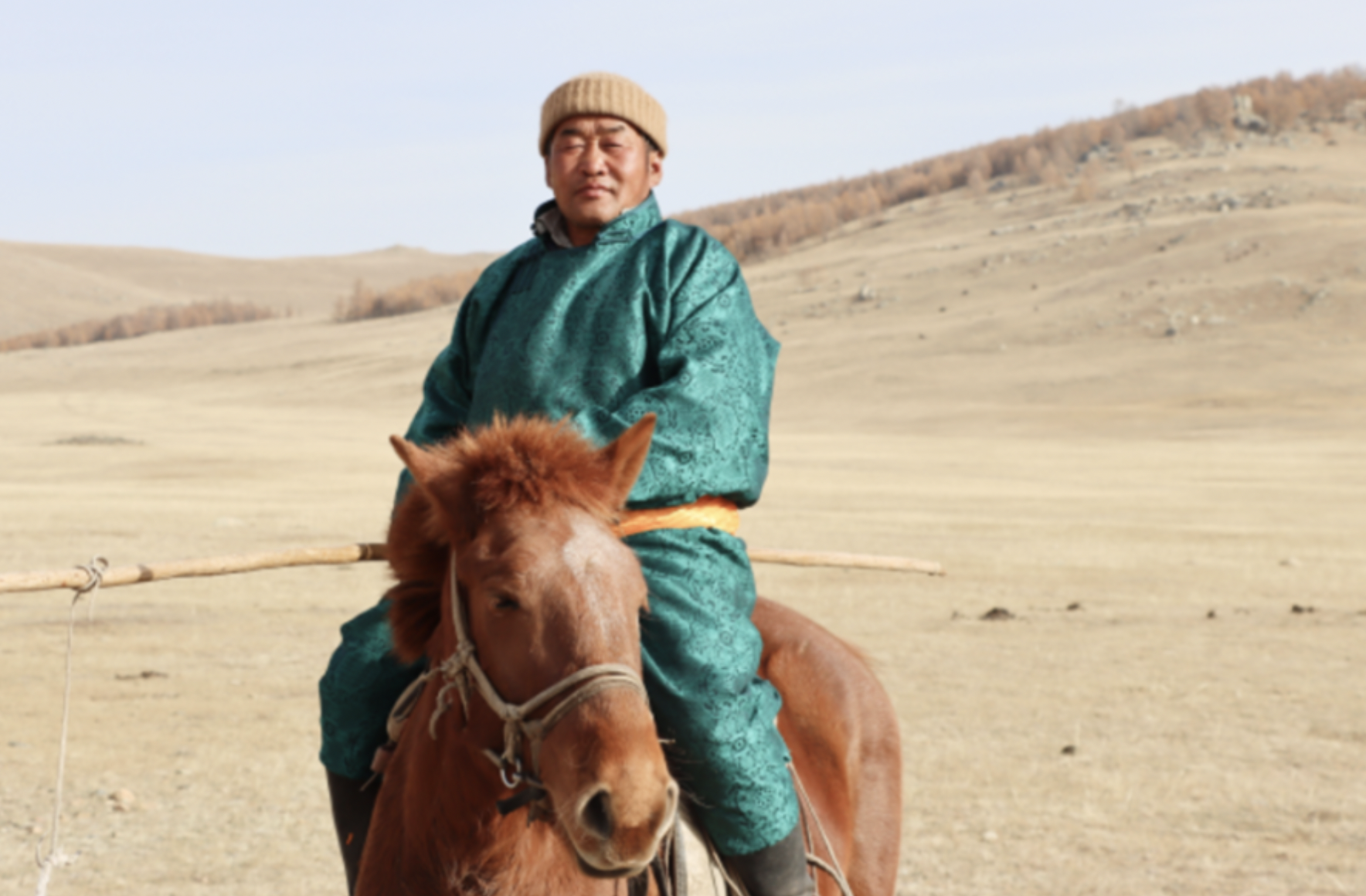 Малчин Д.Батсайхан Caption: Batsaikhan Davaa, a herder from Ider soum, Zavkhan province. Photo: © ILO Mongolia